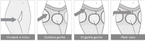 Rajstopy Hip Lace Viva Magenta 30 DEN