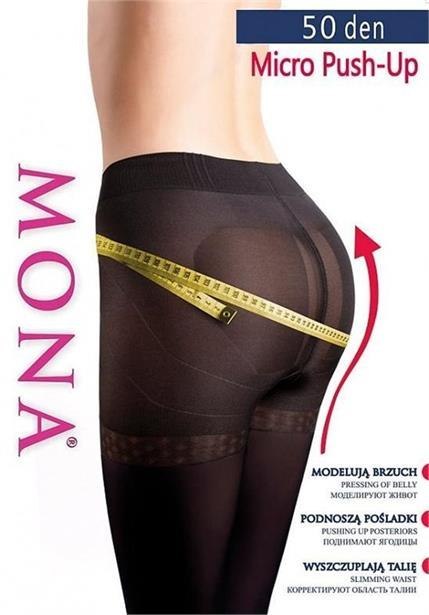 RAJSTOPY MONA MICRO PUSH-UP 50 XL