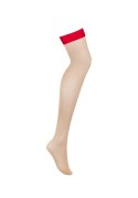 S814 pończochy czerwone