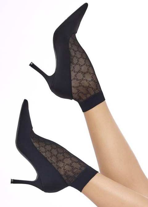 SKARPETY KNITTEX CHECKY NERO