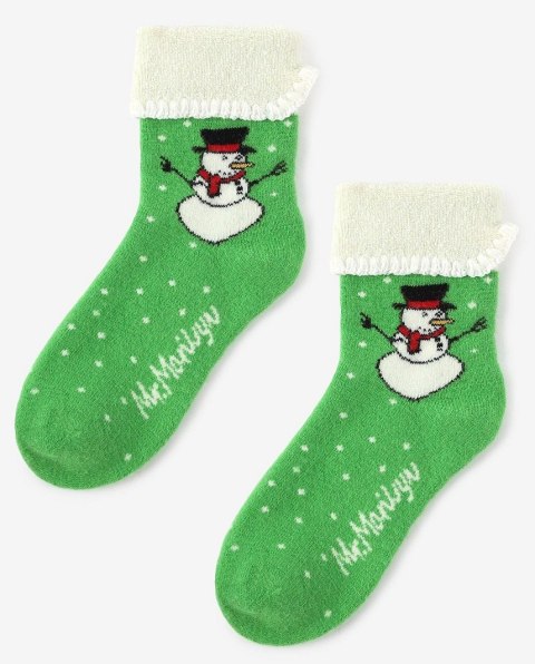 SKARPETY MARILYN ANGORA TERRY X43 GREEN