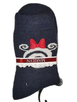 SKARPETY MARILYN ANGORA TERRY R36 NAVY BLUE