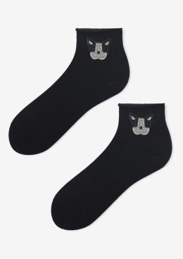 SKARPETY MARILYN DAMSKIE GLAMOUR PUPPY BLACK