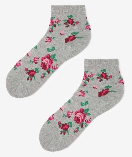 SKARPETY MARILYN DAMSKIE ROSES L GREY