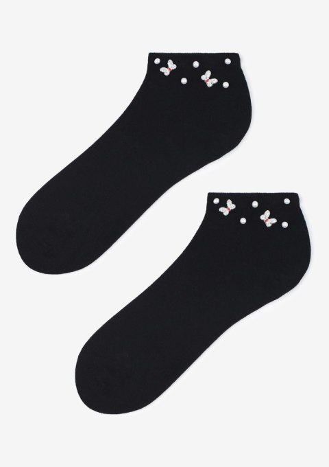 SKARPETY MARILYN DAMSKIE SHINY BUTTERFLIES