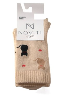 SKARPETY NOVITI SF010-G-01 FROTTE KOTY