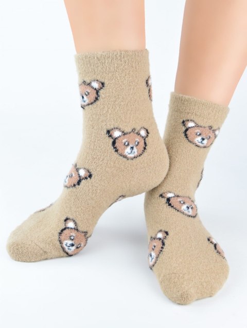 SKARPETY NOVITI SP011-W MIŚ