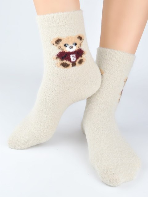 SKARPETY NOVITI SP014-W MIŚ