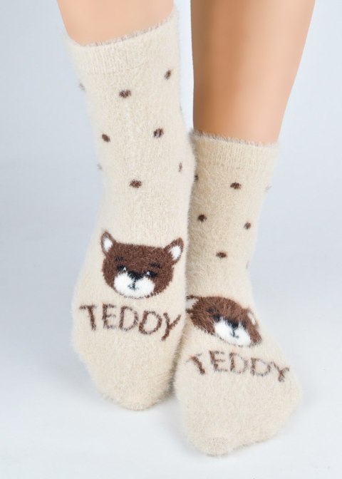 SKARPETY NOVITI SP017-W PUCHATE TEDDY