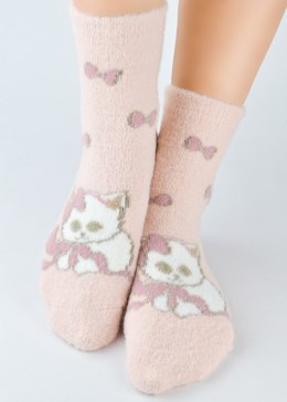 SKARPETY NOVITI SP019-W PUCHATE KOT