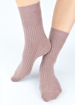 SKARPETY NOVITI SW029-W WEŁNA PRĄŻEK