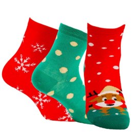 SKARPETY WOLA ŚWIĄTECZNE DAMSKIE PAK WZ 993