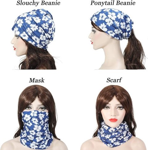 1 Zlyc damska czapka beanie wielofunkcyjna PROMO