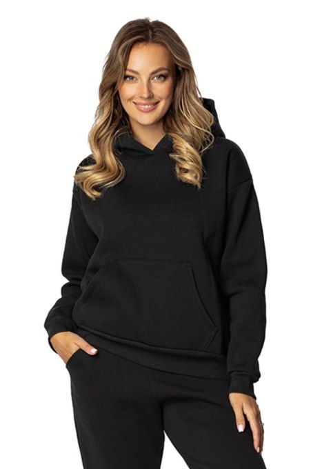 Bluza DK-K-B6 CZARNY BAWEŁNA GRUBA