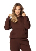 Bluza DK-K-B6 CZEKOLADA BAWEŁNA GRUBA