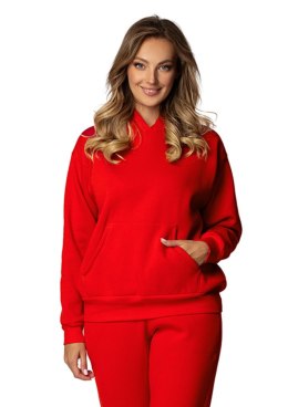 Bluza DK-K-B6 CZERWONY BAWEŁNA GRUBA