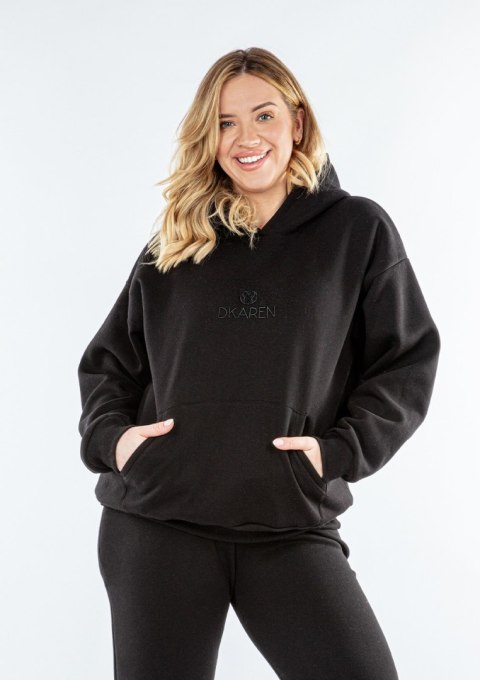 Bluza DK-K-B6-H1 CZARNY BAWEŁNA GRUBA