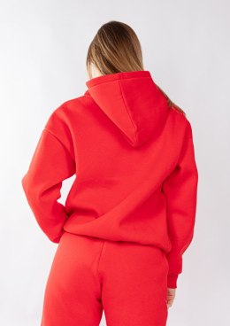 Bluza DK-K-B6-H1 CZERWONY BAWEŁNA GRUBA