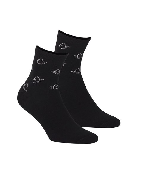 SKARPETY WOLA WZOROWANE DAMSKIE LUREX W996