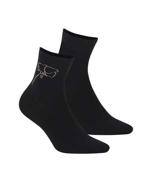 SKARPETY WOLA WZOROWANE DAMSKIE LUREX W997