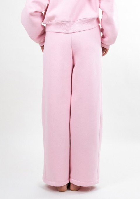 Spodnie DK-K-B17 JASNY RÓŻ BAWEŁNA GRUBA