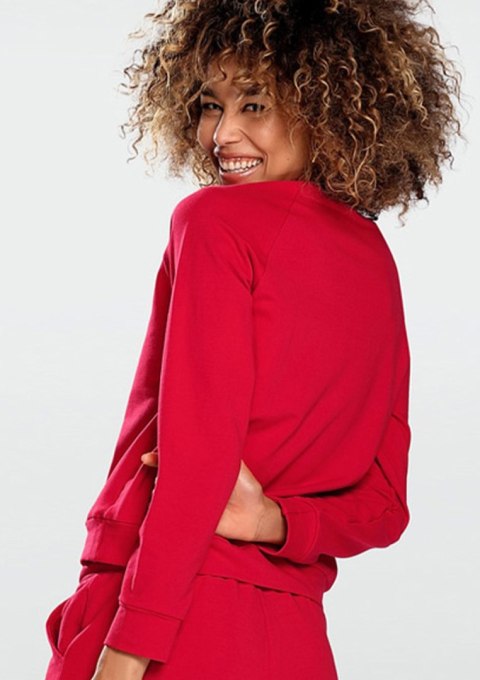 BLUZA WENEZJA CZERWONY BAWEŁNA