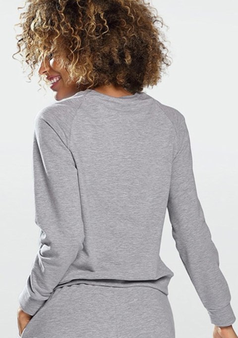 BLUZA WENEZJA SZARY BAWEŁNA