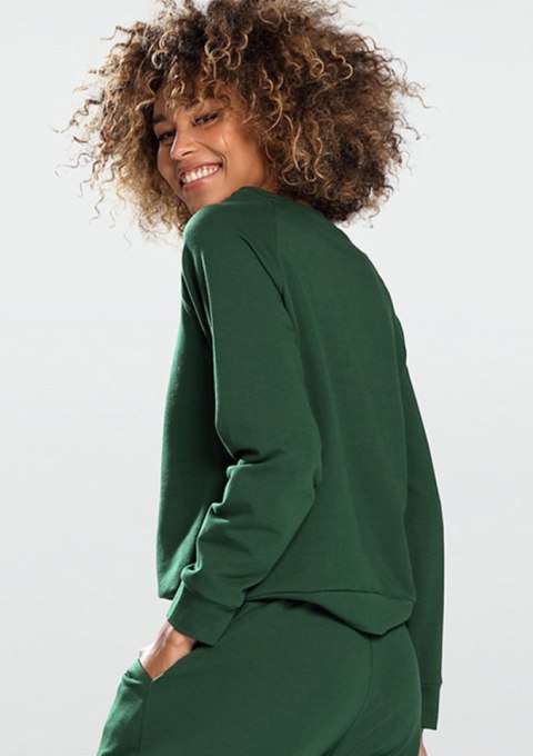 BLUZA WENEZJA ZIELONY BAWEŁNA