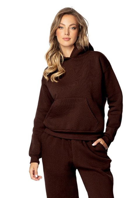 Bluza DK-K-B9 CZEKOLADA BAWEŁNA GRUBA
