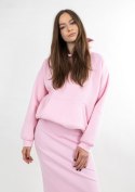 Bluza DK-K-B9 JASNY RÓŻ BAWEŁNA GRUBA
