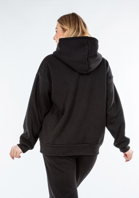 Bluza Randi H1 CZARNY BAWEŁNA GRUBA