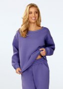 Bluza Rehema FIOLET BAWEŁNA GRUBA
