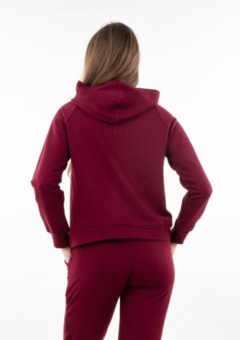 Bluza Seattle H1 BORDO BAWEŁNA