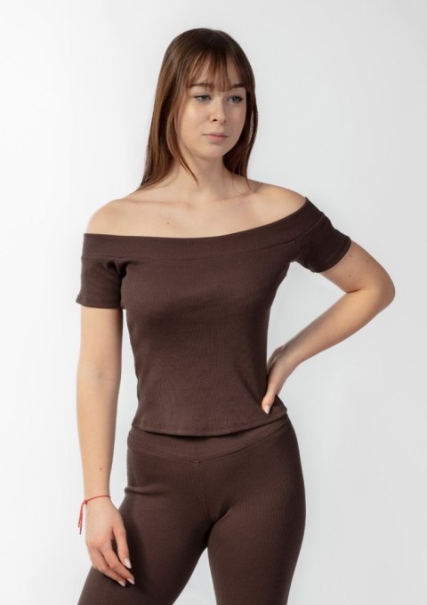 Bluzka Bayo CZEKOLADA BAWEŁNA PRĄŻKI