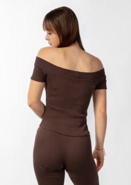 Bluzka Bayo CZEKOLADA BAWEŁNA PRĄŻKI