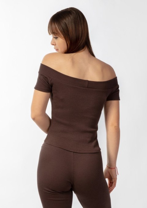Bluzka Bayo CZEKOLADA BAWEŁNA PRĄŻKI