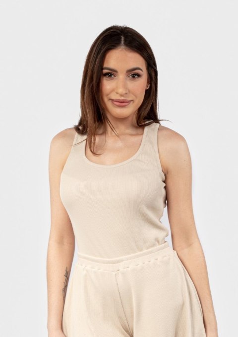 Bokserka DK-K-B5 BEŻ BAWEŁNA PRĄŻKI