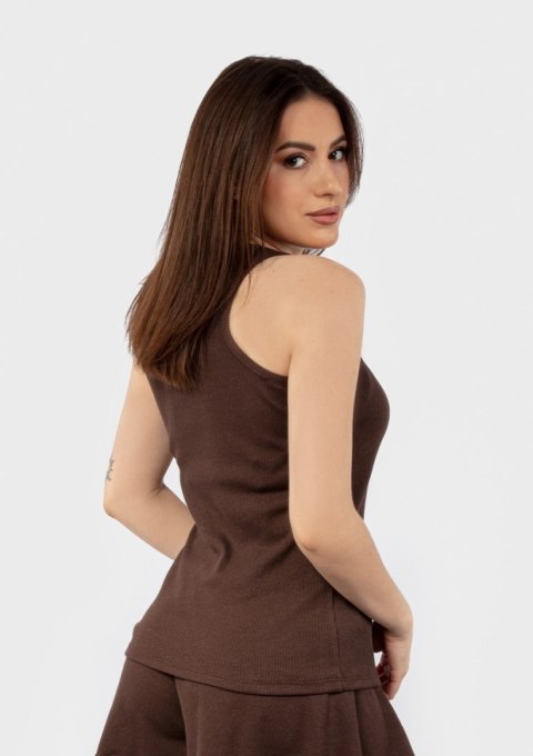 Bokserka DK-K-B5 CZEKOLADA BAWEŁNA PRĄŻKI