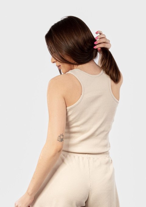 Bokserka DK-K-P1 BEŻ BAWEŁNA PRĄŻKI