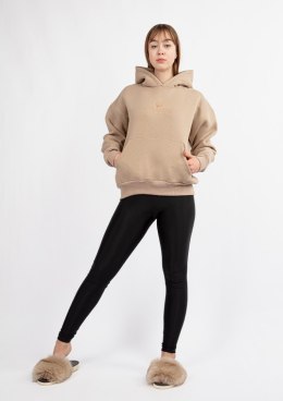 DK-K-B10-H1 CAPPUCCINO BAWEŁNA GRUBA I CZARNY POLIAMID