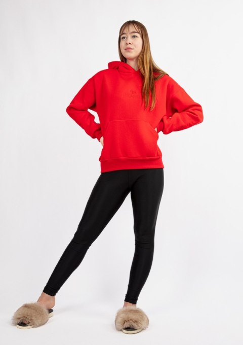 DK-K-B10-H1 CZERWONY BAWEŁNA GRUBA I CZARNY POLIAMID