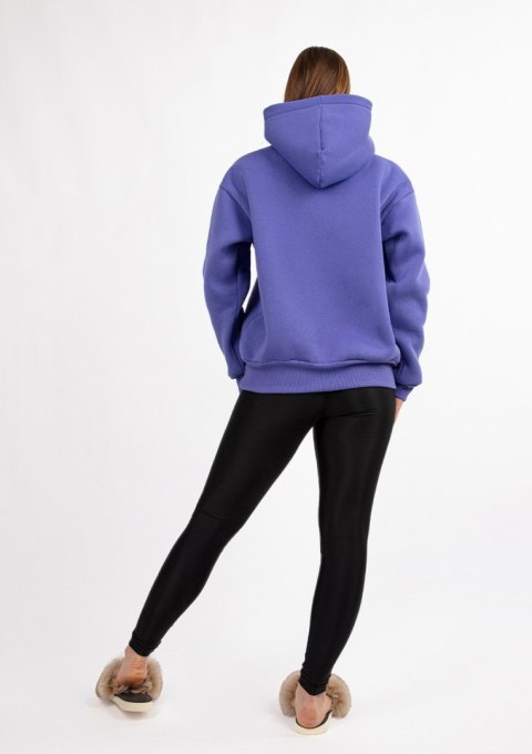 DK-K-B10-H1 FIOLET BAWEŁNA GRUBA I CZARNY POLIAMID