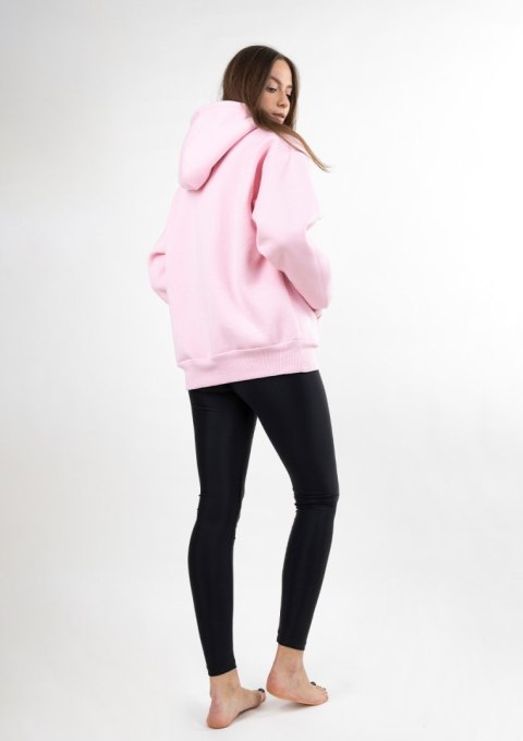 DK-K-B10 JASNY RÓŻ BAWEŁNA GRUBA I CZARNY POLIAMID