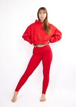 DK-K-B11 CZERWONY BAWEŁNA GRUBA I PRĄŻKI