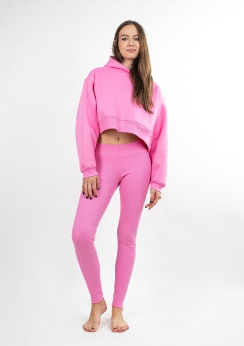 DK-K-B11 RÓŻ BAWEŁNA GRUBA I PRĄŻKI