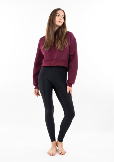 DK-K-B12 BORDO BAWEŁNA GRUBA I CZARNY POLIAMID