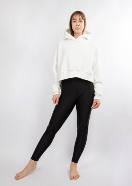 DK-K-B12 ECRU BAWEŁNA GRUBA I CZARNY POLIAMID