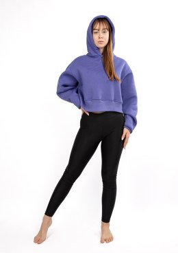 DK-K-B12 FIOLET BAWEŁNA GRUBA I CZARNY POLIAMID