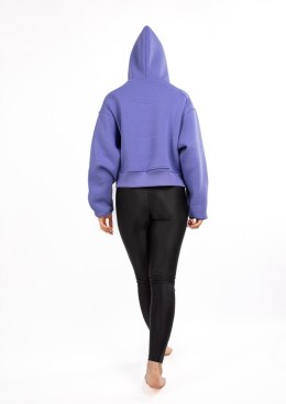 DK-K-B12 FIOLET BAWEŁNA GRUBA I CZARNY POLIAMID