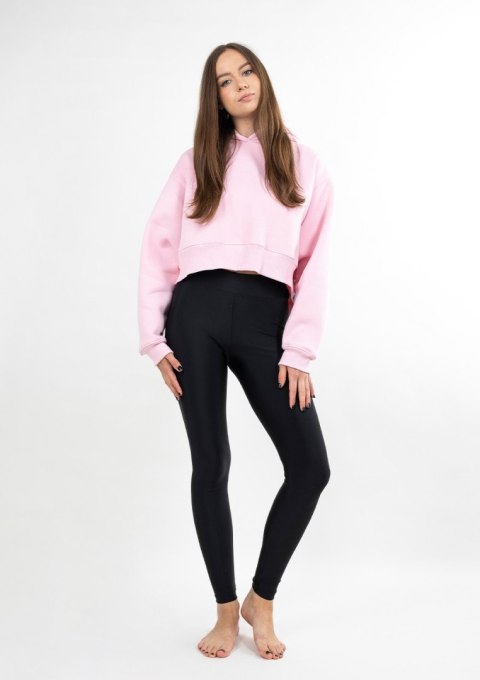 DK-K-B12 JASNY RÓŻ BAWEŁNA GRUBA I CZARNY POLIAMID